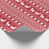 Fa-La-La Llama Christmas Wrapping Paper ラッピングペーパー (角)