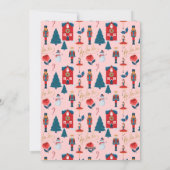 Fa La Nutcracker Christmas Family Photo Snow Globe シーズンカード (裏面)