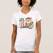 Fa LaLa Fun Christmas Holiday Women's T-Shirt,  Tシャツ (正面)