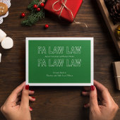 Fa Law Law Funny Lawyer Joke Christmas シーズンカード