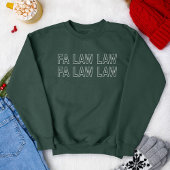 Fa Law Law Funny Lawyer Joke Christmas スウェットシャツ