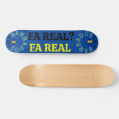 FA REAL ? 7 3/4" スケートボードデッキ (横)