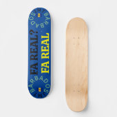 FA REAL ? 7 3/4" スケートボードデッキ (正面)