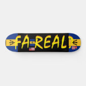 FA REAL JMT BARB 7 3/4" スケートボードデッキ (横)