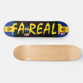 FA REAL JMT BARB 7 3/4" スケートボードデッキ (横)
