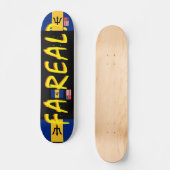 FA REAL JMT BARB 7 3/4" スケートボードデッキ (正面)