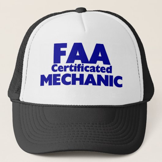 FAAによって証明される整備士 キャップ (正面)
