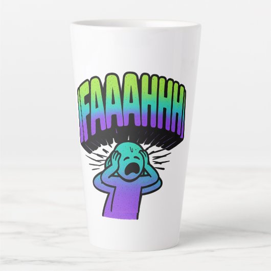 FAAAAHHH カフェラテマグ (正面)