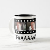 "FAAAAKT! " ツートーンマグカップ (正面左)