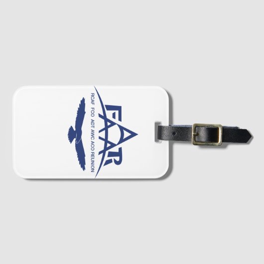 FAAARロゴ付きラゲッジタグ ラゲッジタグ (正面横)