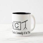 FAACTの無神論的なグループのコーヒーのマグ ツートーンマグカップ (正面右)