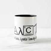 FAACTの無神論的なグループのコーヒーのマグ ツートーンマグカップ (中央)