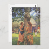 'Faaseのポートレート' - John LaFargeはがき ポストカード (正面/裏面)