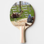 Fabおもしろいバケーションクリエイトユア独自 卓球ラケット (裏面)