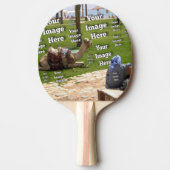 Fabおもしろいバケーションクリエイトユア独自 卓球ラケット (正面)