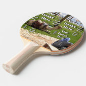 Fabおもしろいバケーションクリエイトユア独自 卓球ラケット (正面アングル)