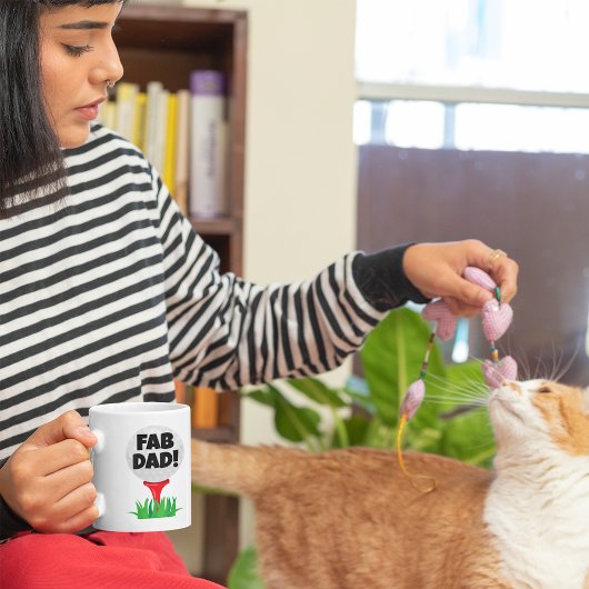 「FABパパ!」 ゴルファー父の日コーヒーマグ コーヒーマグカップ