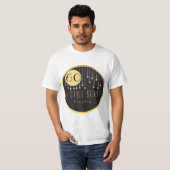 Fab 60誕生日クールおもしろいブラックTシャツ Tシャツ (正面フル)