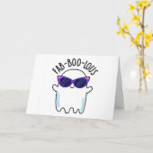 **FAB-BO-LOUS**お客様とのハロウィン**過** カード (黄色い花)