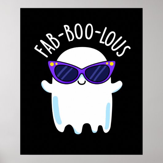 Fab-Boo-Lousおもしろい幽霊プンダークBG ポスター (正面)