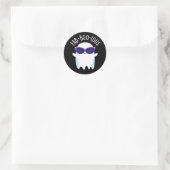 Fab-Boo-Lousおもしろい幽霊プンダークBG ラウンドシール (バッグ)