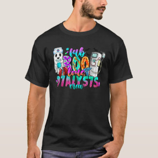 Fab Boo Lous Dialysis Crew Ghost Nurses Halloween  Tシャツ