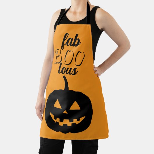 FAB BOO LOUS Halloween pumpkin  エプロン (インサイチュ)