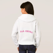 FAB CHICAロゴ女の子デザインピンクと色の文字 (裏面フル)