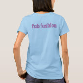 Fab Chicaロゴ混色レタリング 魅力的 Tシャツ (裏面)