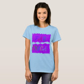 Fab Chicaロゴ混色レタリング 魅力的 Tシャツ (正面フル)