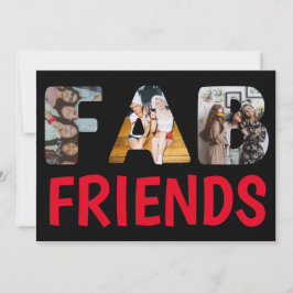 Fab Friends Girl's集団懇親会3フォトカード 招待状