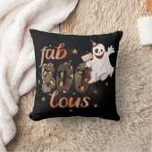 FabBOOlousハロウィーン幽霊 おもしろい クッション (ブランケット)