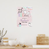 FabBOOlousパステルハロウィーン誕生日へようこそ ポスター (キッチン)