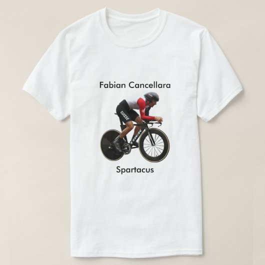 Fabian Cancellara Tシャツ (デザイン正面)