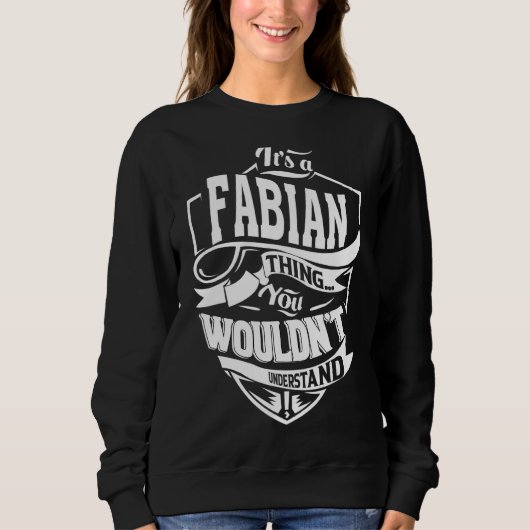 FABIAN THING GIFT スウェットシャツ (正面)