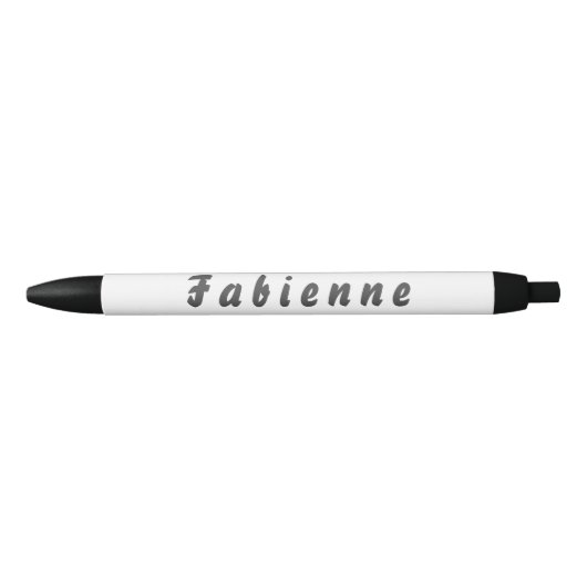 Fabienne Kugelschreiber 黒ボールペン (正面)