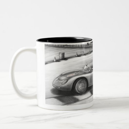 Fabio Napoleoniによるコーヒーマグ「作物のクリーム」 ツートーンマグカップ (左)