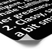 Fabiola定義パーソナライズされた名Christmおもしろい ポスター (角)