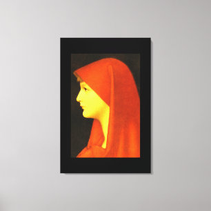 Fabiola', Jean Jacques Henner_ポートレート キャンバスプリント