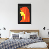 Fabiola', Jean Jacques Henner_ポートレート キャンバスプリント (インサイチュ (寝室))