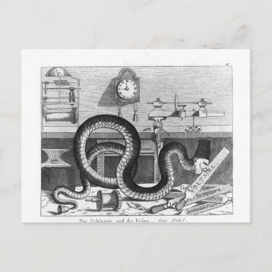 Fable of the Snake and the Files ポストカード (正面)