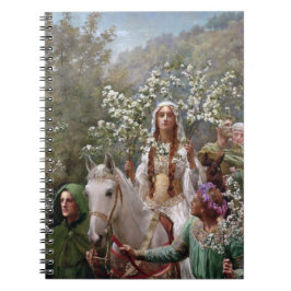 Fabled Queen Guinevere (by John Collier) ノートブック
