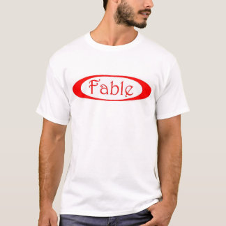 FABLElogo赤い Tシャツ