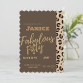 Fabolous Cheetah 50th  招待状 (スタンド正面)