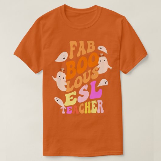 Faboolous ESL TEACHER Costume This Is My Spooky25 Tシャツ (デザイン正面)