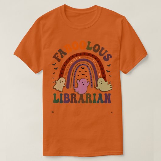 FABOOLOUS LIBRARIAN Costumeこれは私の怖い雰囲気である Tシャツ (デザイン正面)