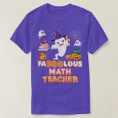 Faboolous Math Teacher Fabulous Halloween Ghost Pu Tシャツ (デザイン正面)