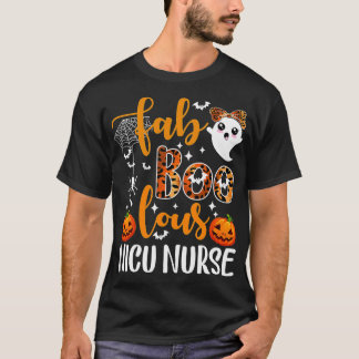 Faboolous Nicu Nurse Funny Nicu Nurse Halloween Bo Tシャツ