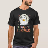 Faboolous Teacher Ghost Halloween Costume Men Wome Tシャツ (正面)