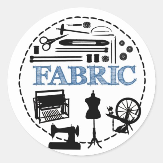 FABRICロゴシール ラウンドシール (正面)